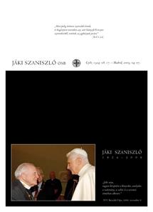 2009 – Budapest – Stanley Jaki Funeral announcement – Recto