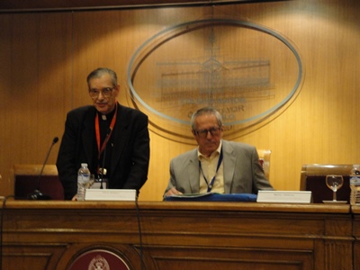 Father Manuel Carreira and Julio Gonzalo