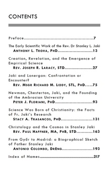 Seton Hall 2015 Congress - Table of COntents